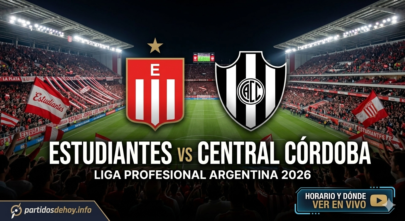 Estudiantes vs Central Córdoba horario y TV